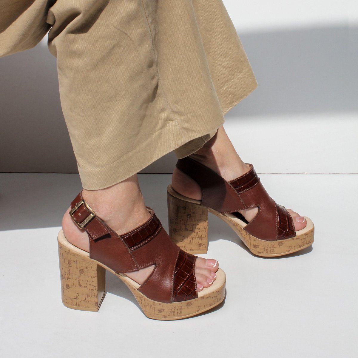 SANDALIAS MARIBU PURO CUERO 1134 - 6