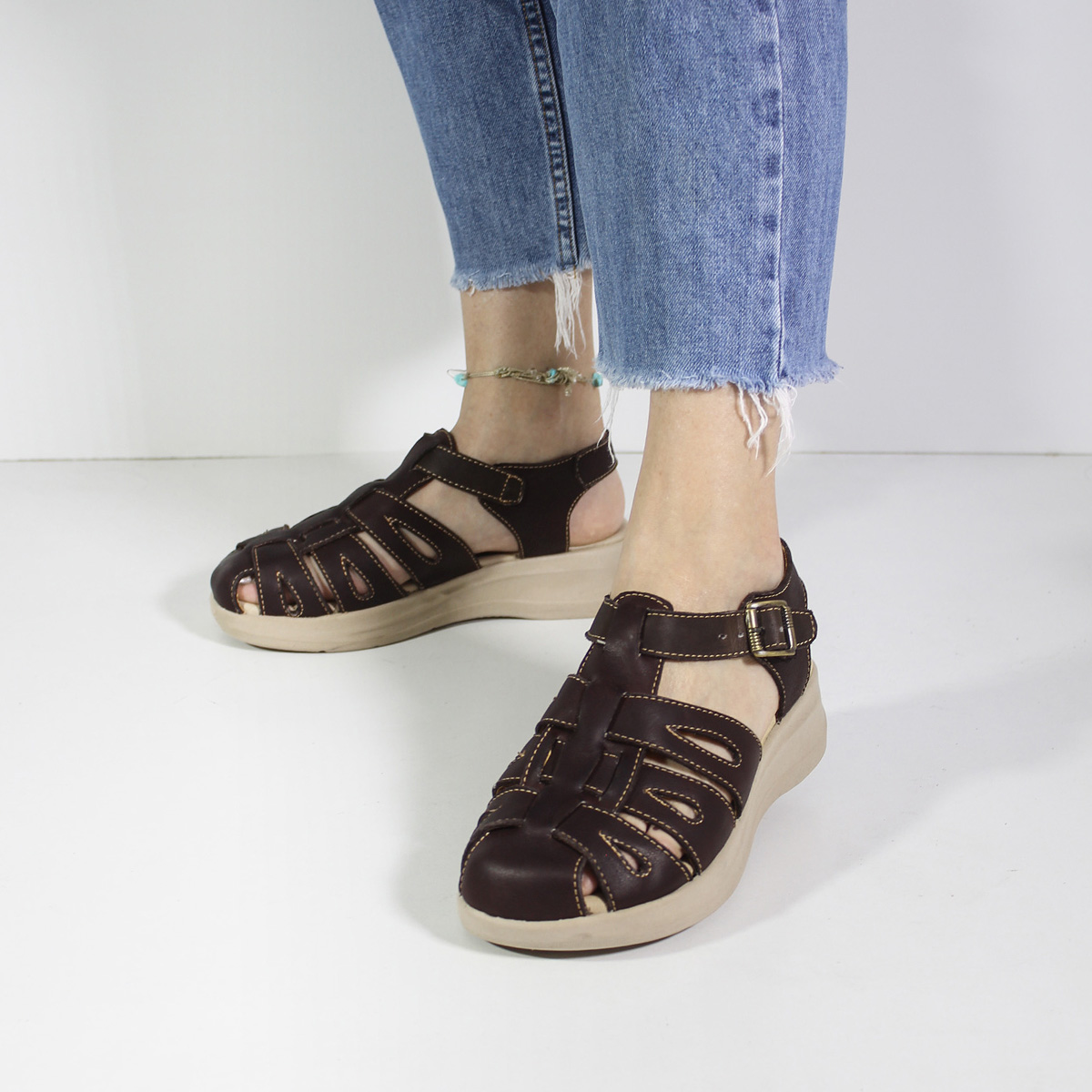 SANDALIAS MARIBU PURO CUERO 1086 - 5