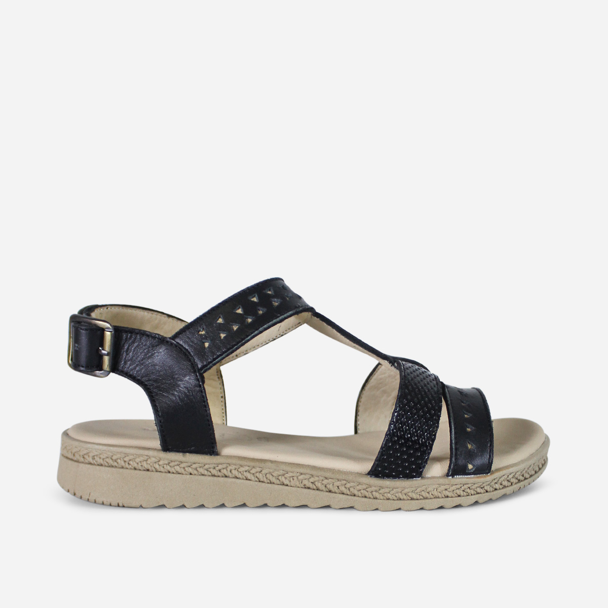 SANDALIAS MARIBU PURO CUERO 1124 - 1