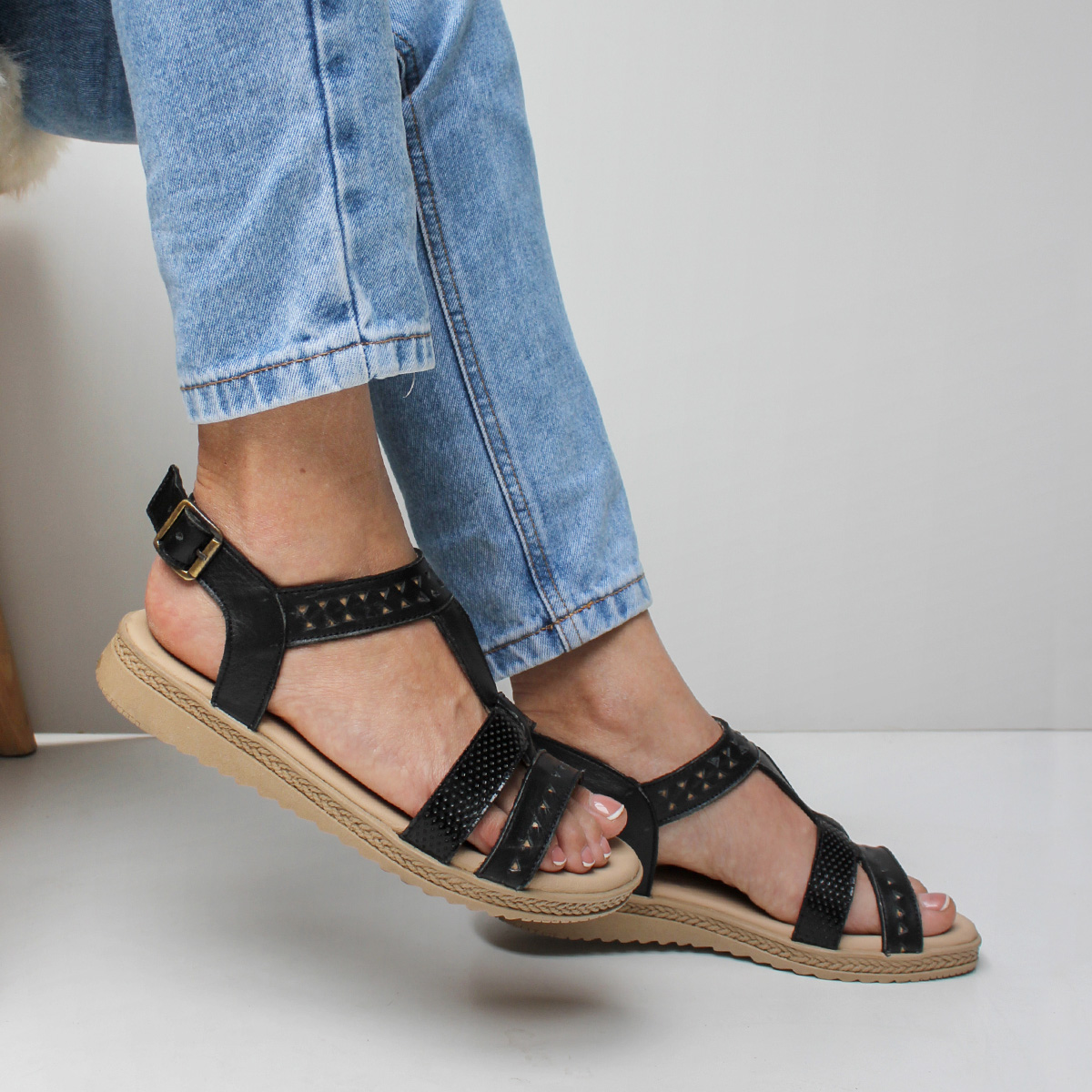 SANDALIAS MARIBU PURO CUERO 1124 - 6