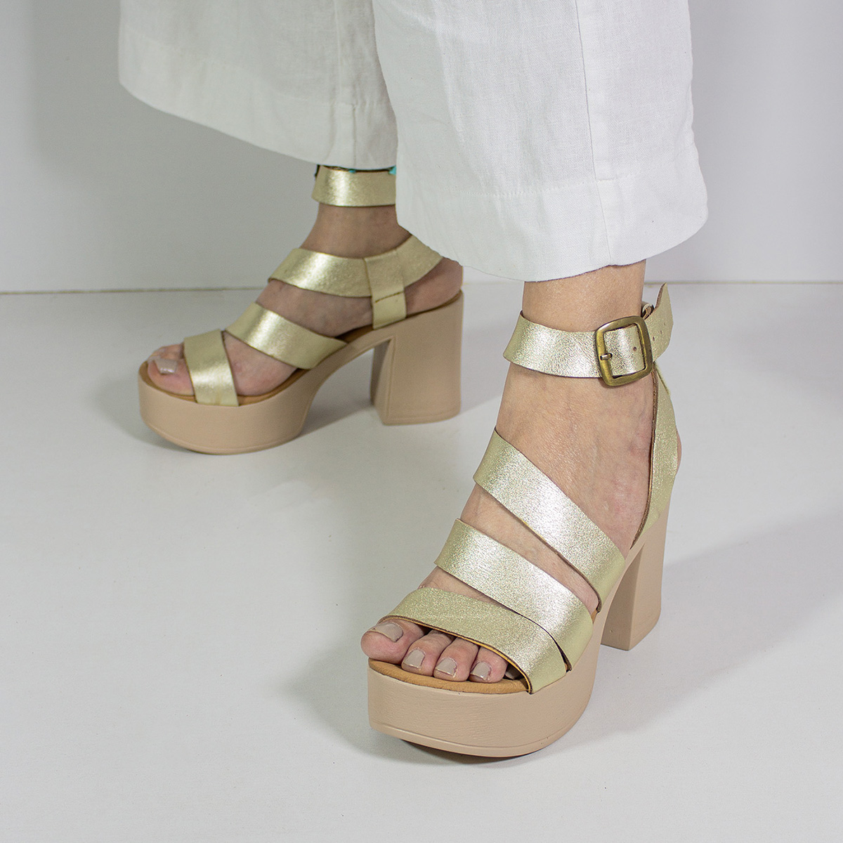 SANDALIAS MARIBU PURO CUERO 1020PU - 4