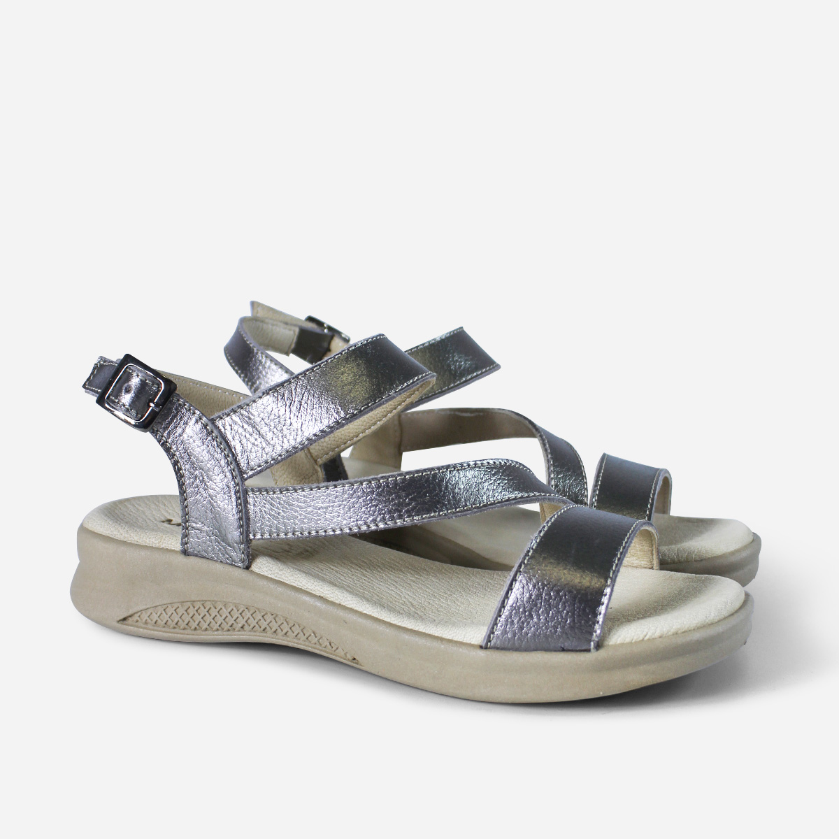 SANDALIAS MARIBU PURO CUERO 1025 - 2