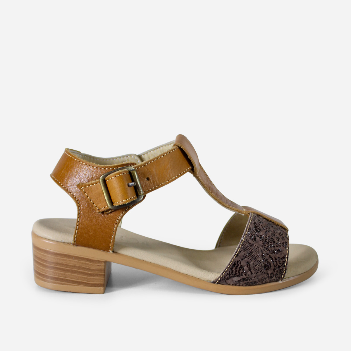 SANDALIAS MARIBU PURO CUERO 1027 - 1
