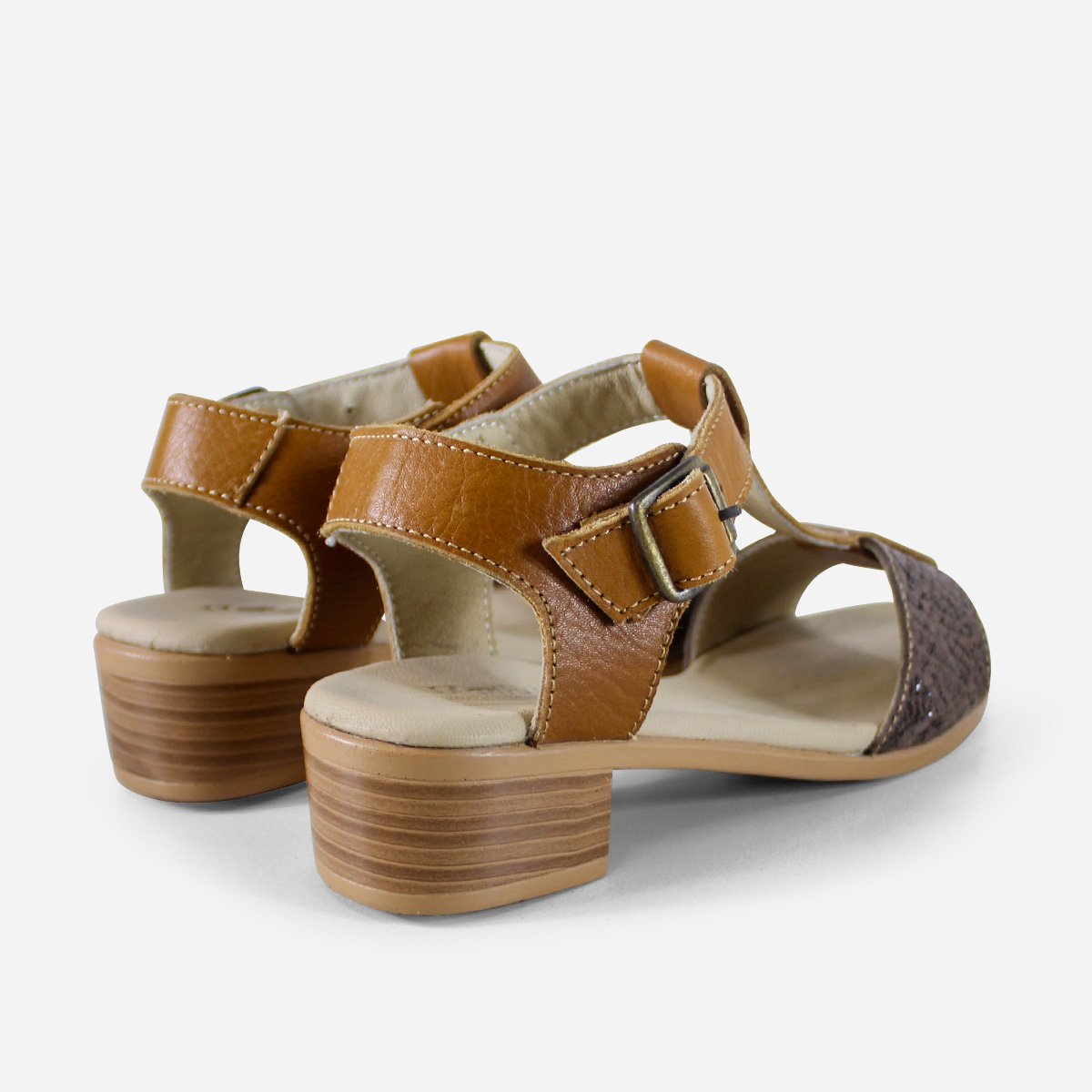 SANDALIAS MARIBU PURO CUERO 1027 - 3
