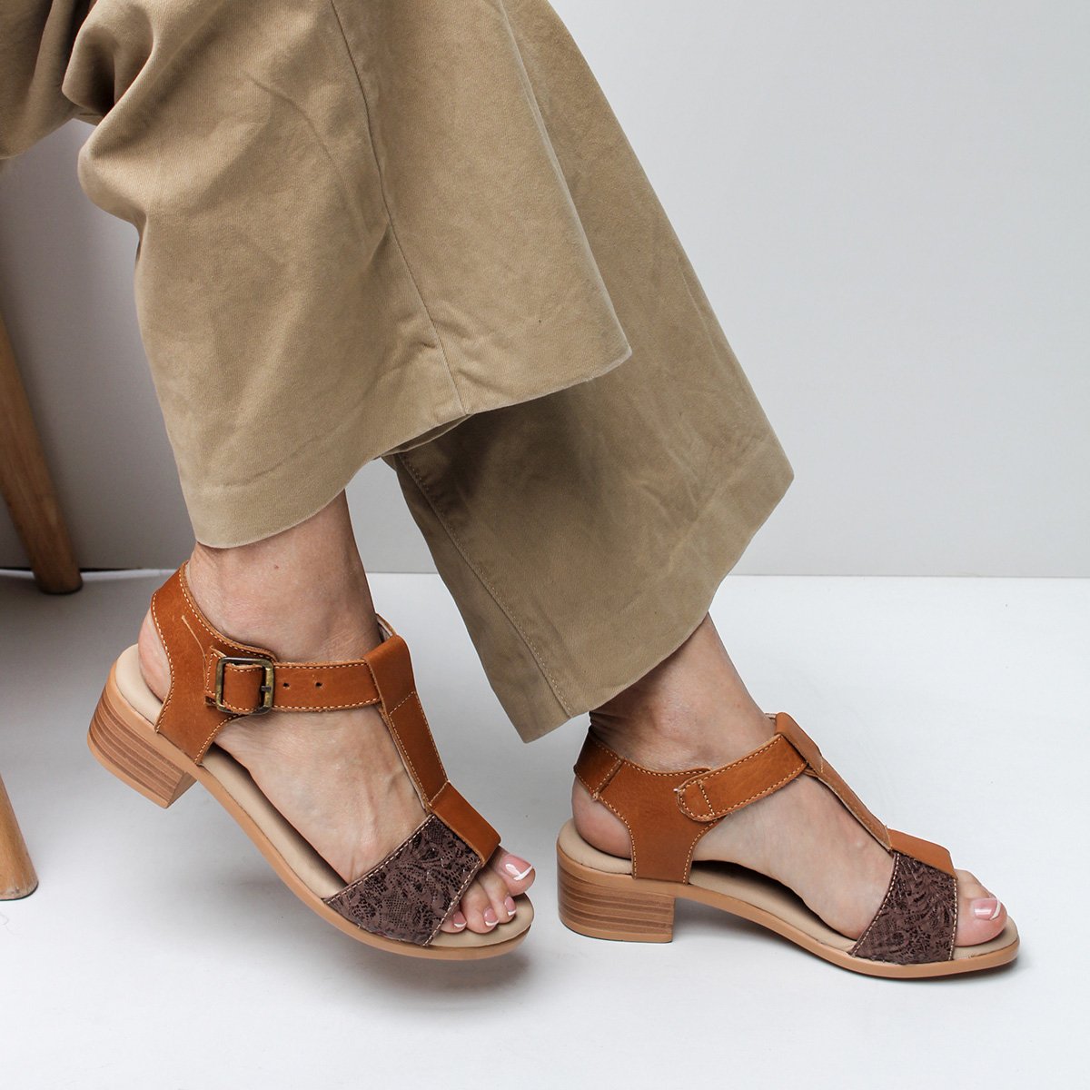SANDALIAS MARIBU PURO CUERO 1027 - 6