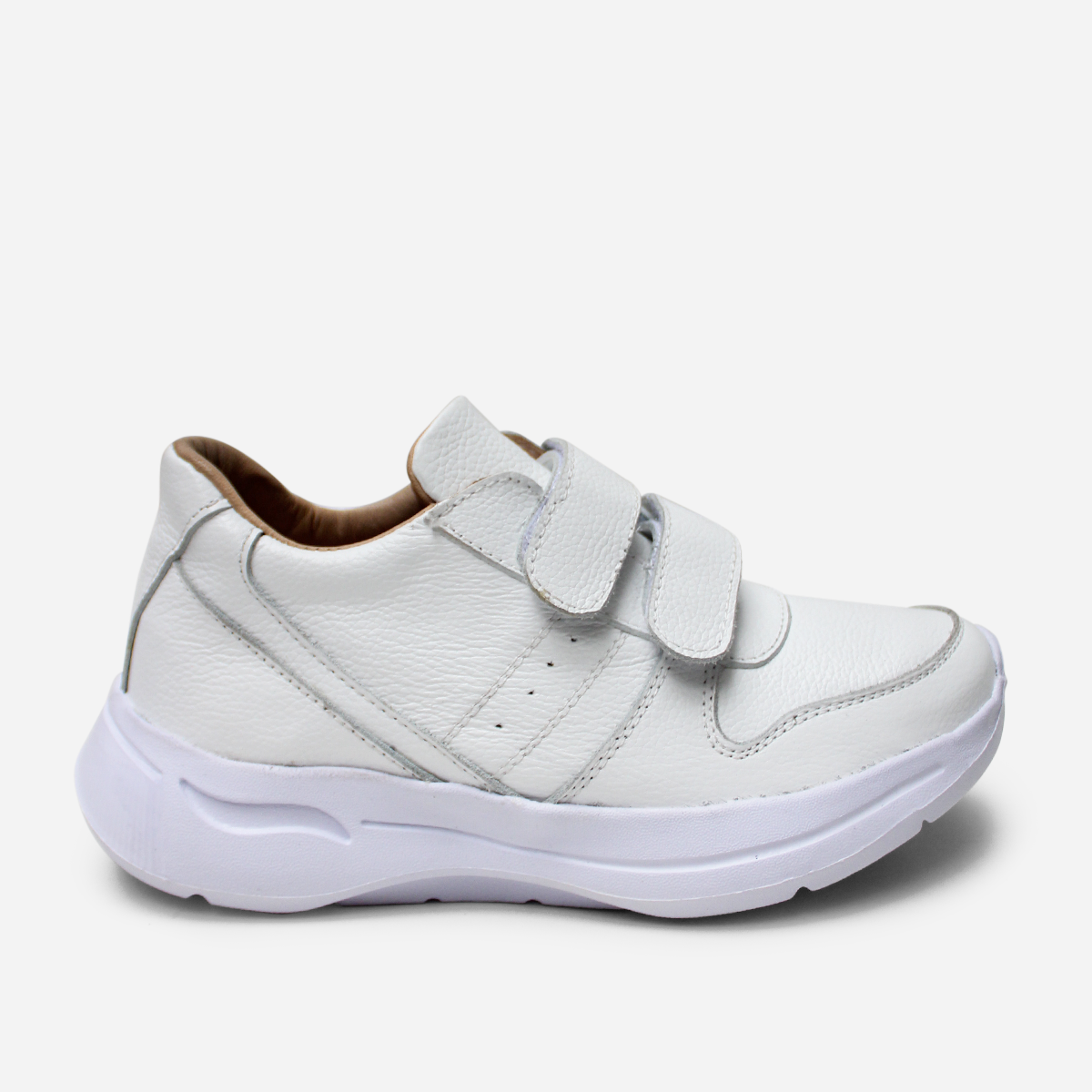 ZAPATILLA ESCOLAR MARIBU PURO CUERO 1057-2 - 1