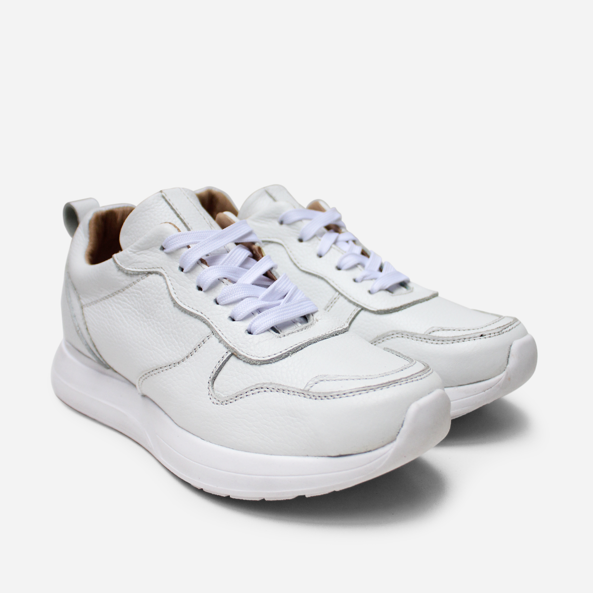 ZAPATILLA ESCOLAR MARIBU PURO CUERO 1102-1 - 2