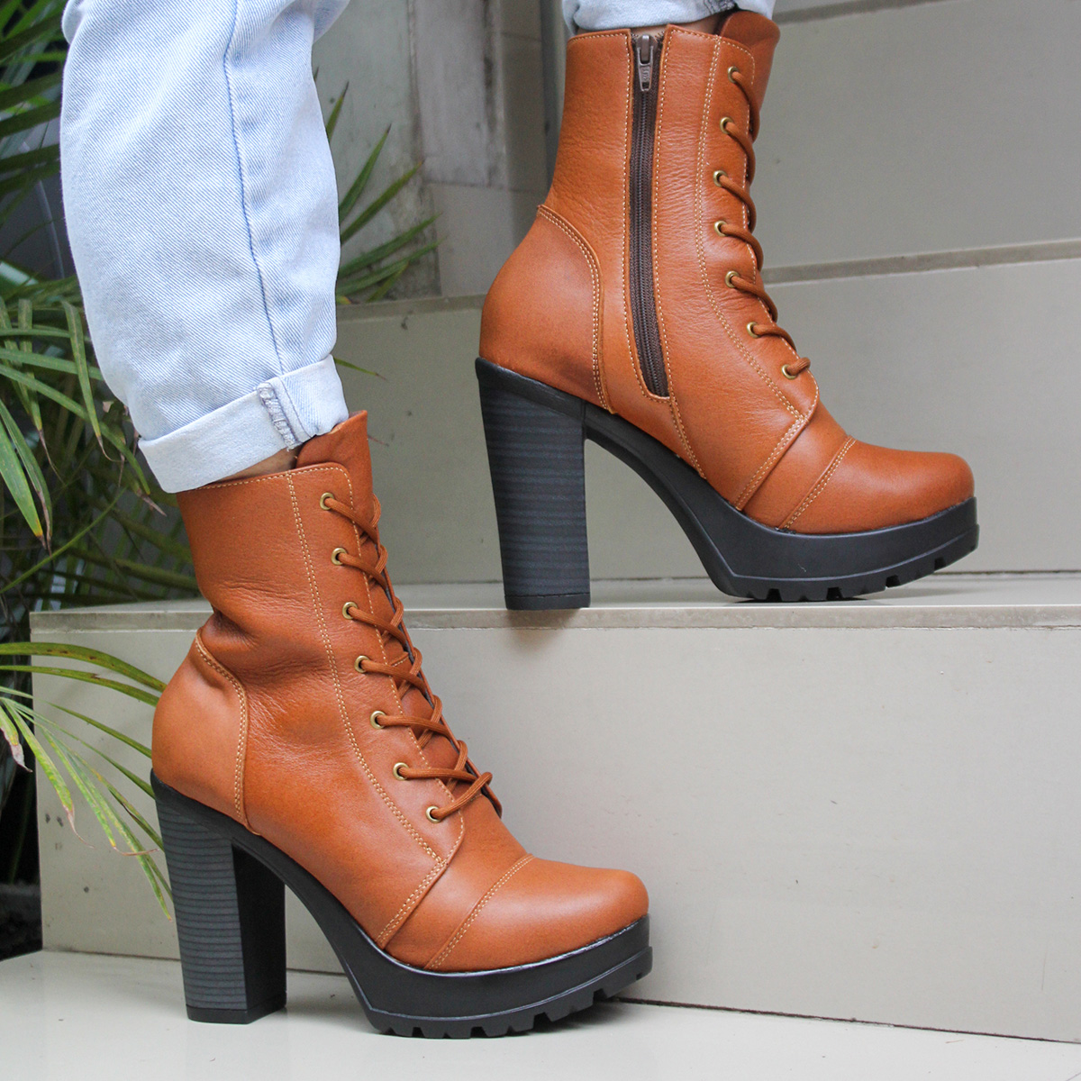 BOTINES MARIBU PURO CUERO 1060 - 6