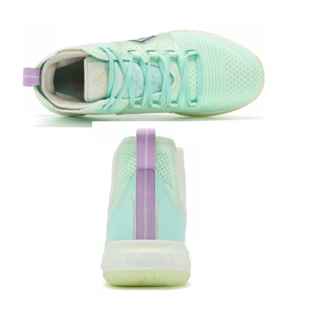 ZAPATILLAS HOMBRE PEAK SPORT BASQUET VERDE AGUA TAICHI DWIGHT HOWARD DH3 VERDE LIMON - 3