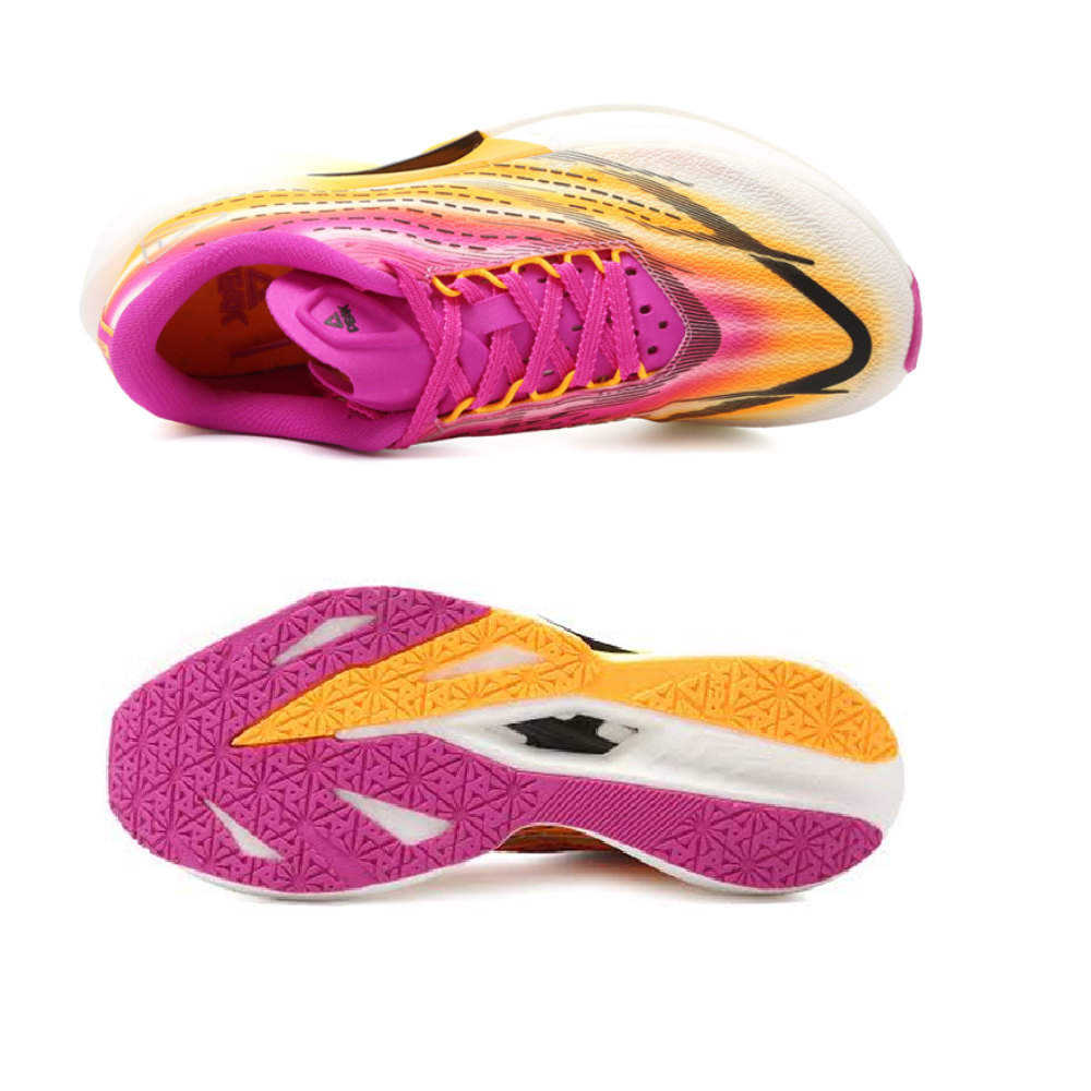 ZAPATILLAS RUNNING PEAK MUJER WHITE PUPLE YELLOW - 2