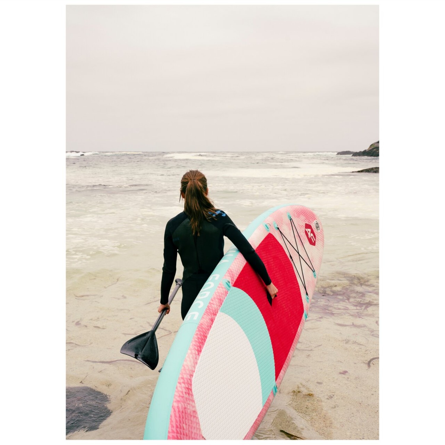 TABLA SURF AQUA FORCE 10’6” A1 PINK STAND UP PADDLE - 4