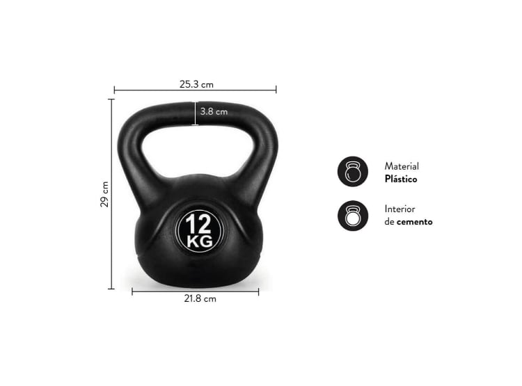 KETTLEBELL – PESA RUSA 12 KG - 3