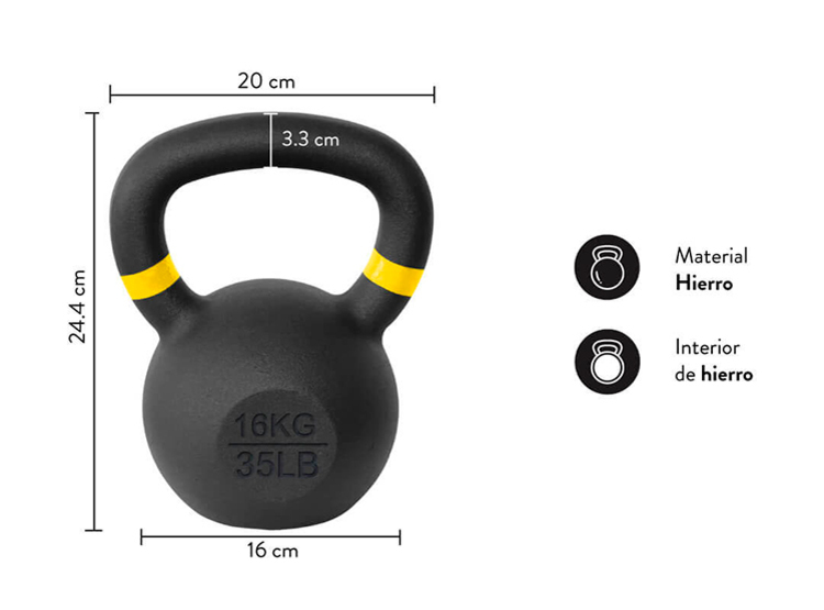 PESA ULTIMATE FITNESS 16KG KETTLEBELL ELITE - 3