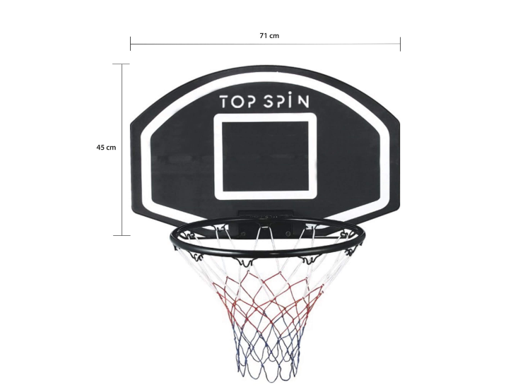 TABLERO ULTIMATE FITNESS T200 45X1.7CM ARO BASKETBALL - 4