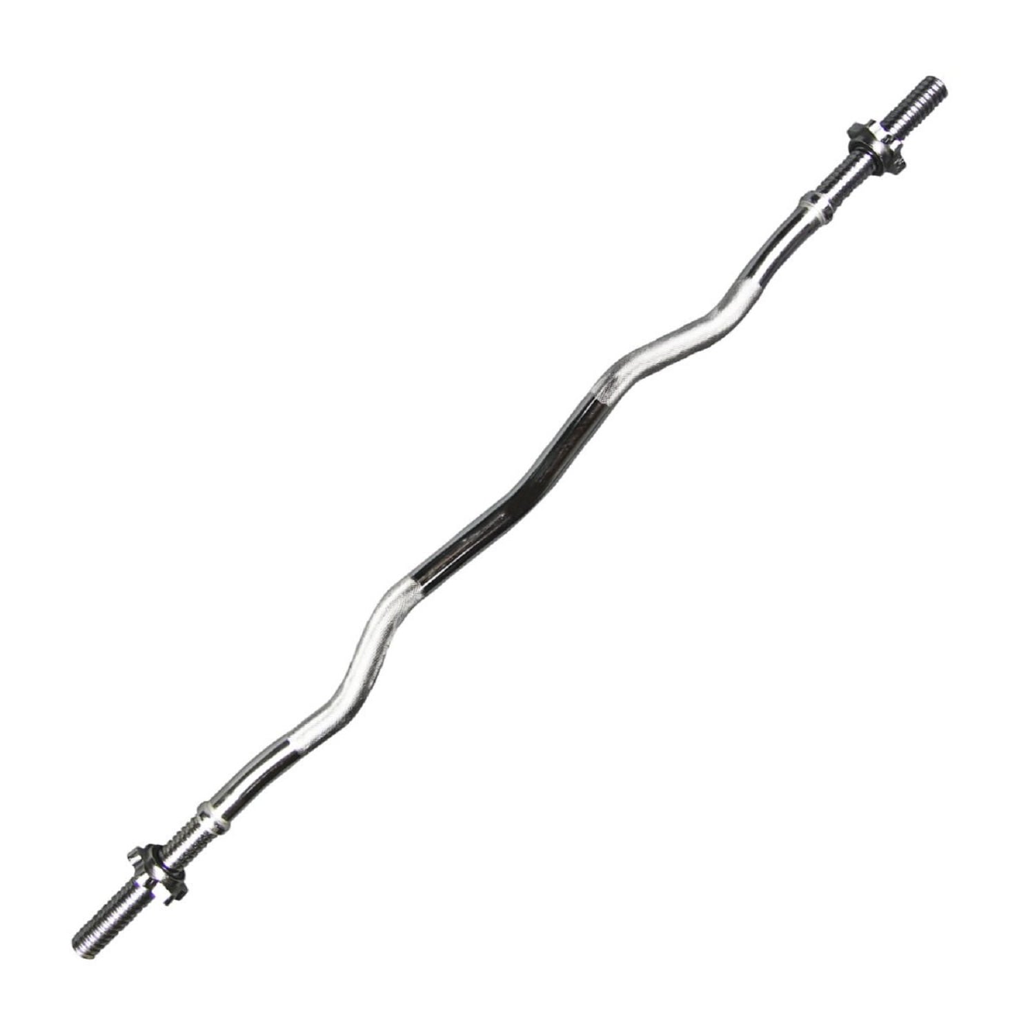 BARRA PRE OLÍMPICA ULTIMATE FITNESS CURVA Z ACERO 152 CM - 3