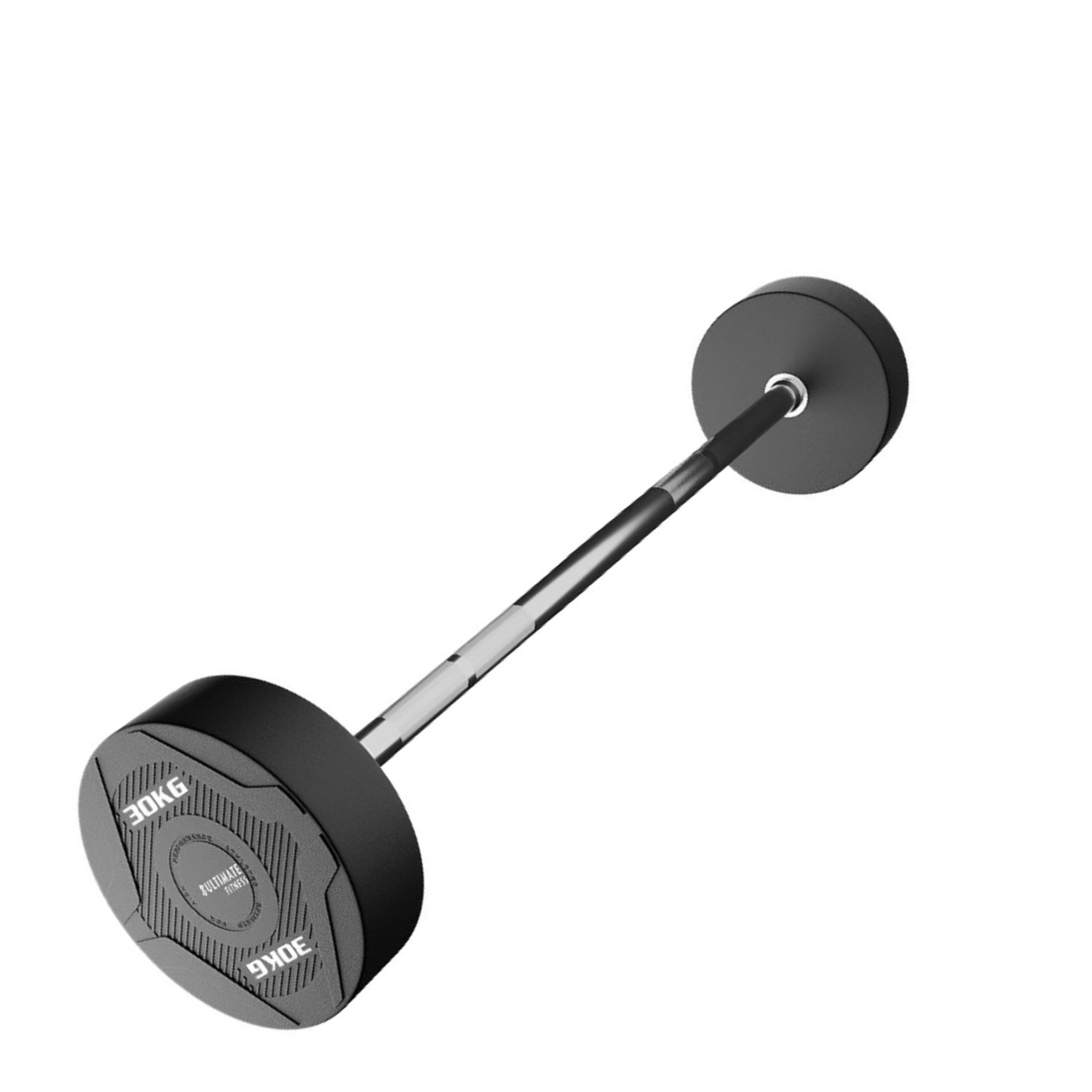 BARRA RECTA ULTIMATE FITNESS ACERO PESO FIJO 30 KG - 3