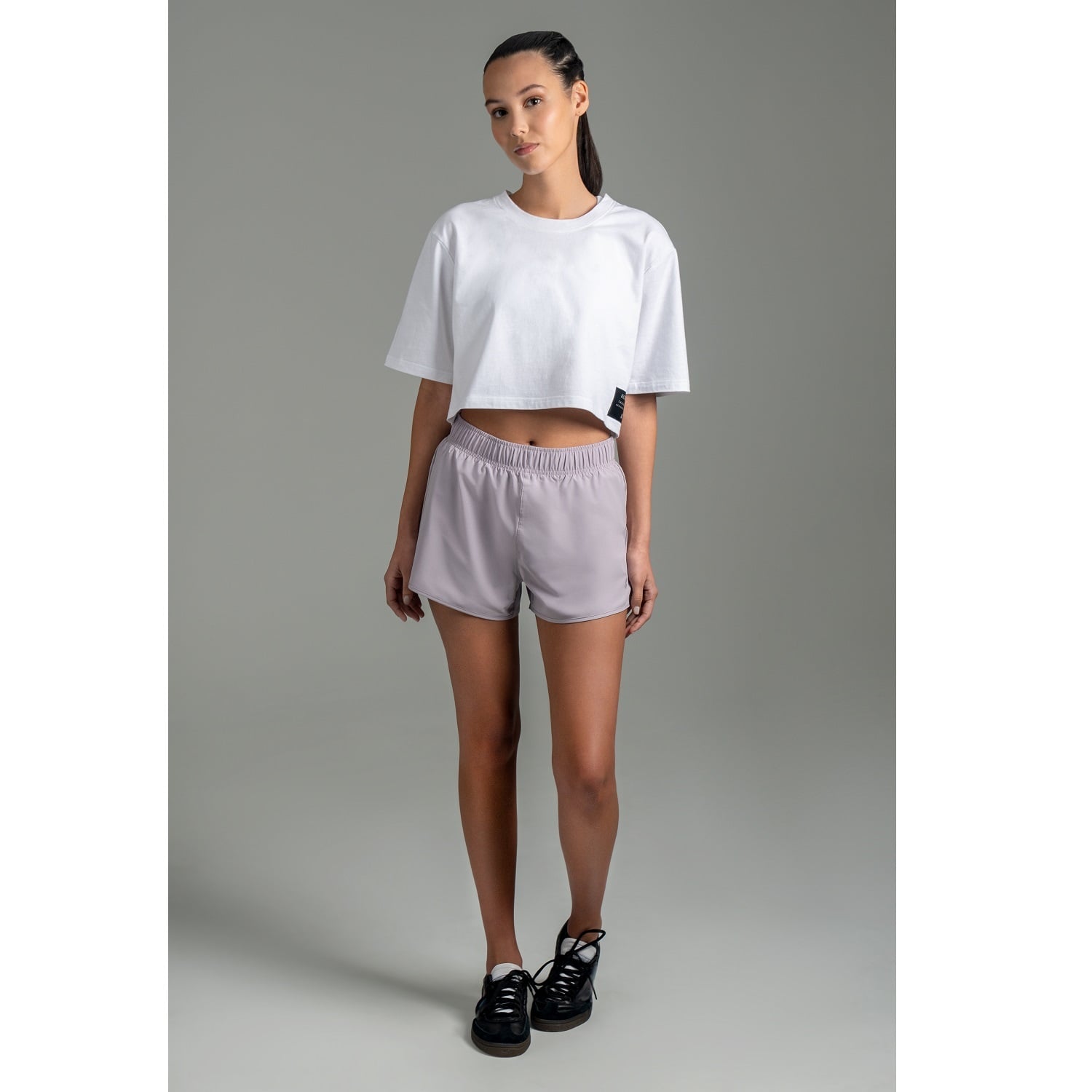 POLO TODA ACTIVIDAD MUJER ULTIMATE FITNESS BLANC THE BLANC ALGODÓN CASUAL CROP MANGA CORTA - 3