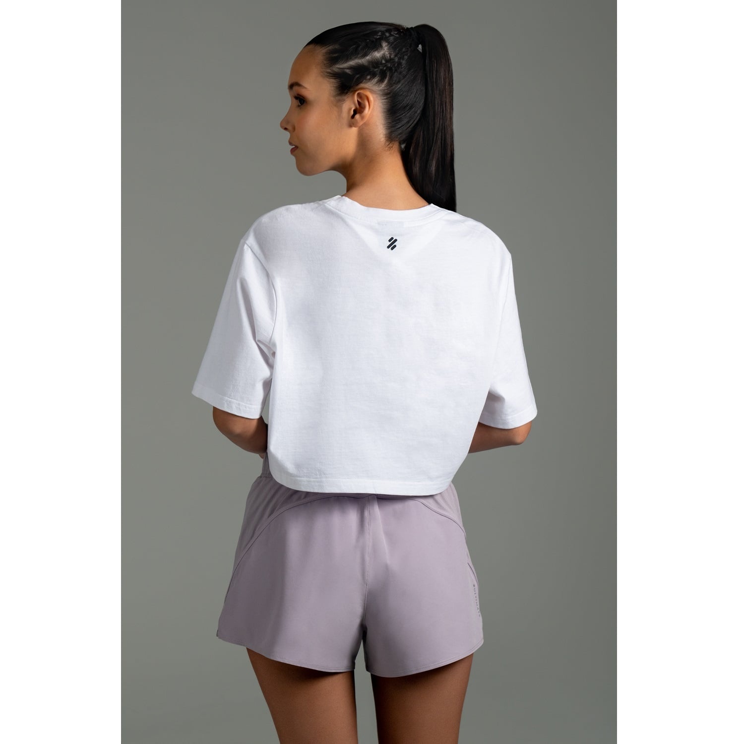POLO TODA ACTIVIDAD MUJER ULTIMATE FITNESS BLANC THE BLANC ALGODÓN CASUAL CROP MANGA CORTA - 5