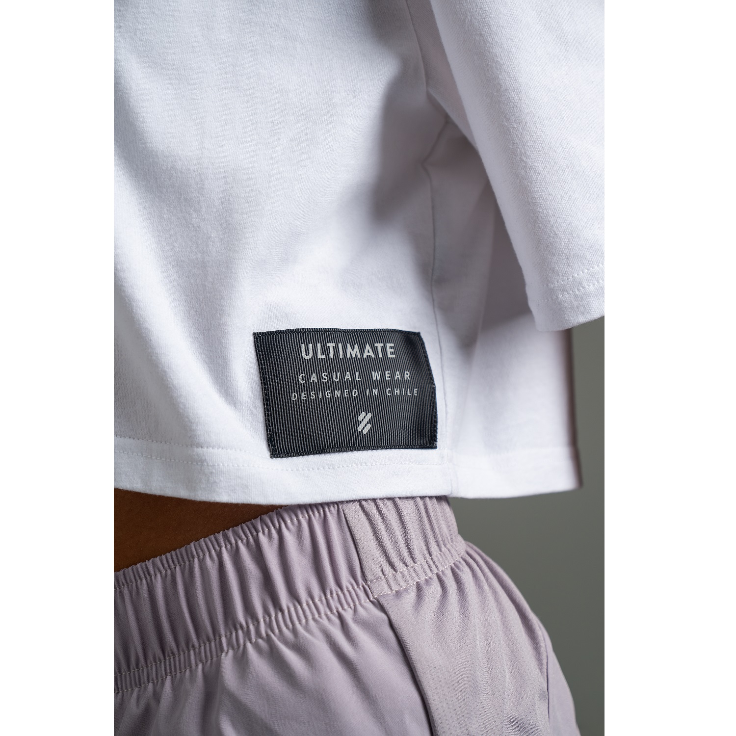 POLO TODA ACTIVIDAD MUJER ULTIMATE FITNESS BLANC THE BLANC ALGODÓN CASUAL CROP MANGA CORTA - 6