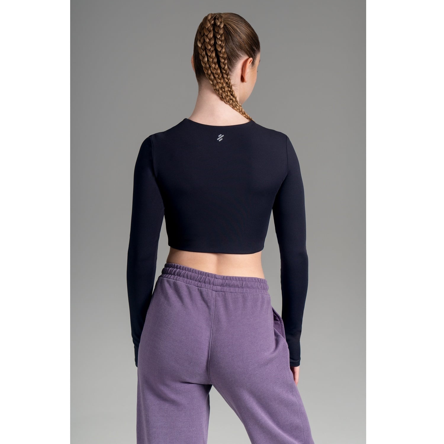 CROP TOP TODA ACTIVIDAD MUJER ULTIMATE FITNESS OPENING BLACK DEPORTIVO MANGA LARGA OPENING BLACK - 2