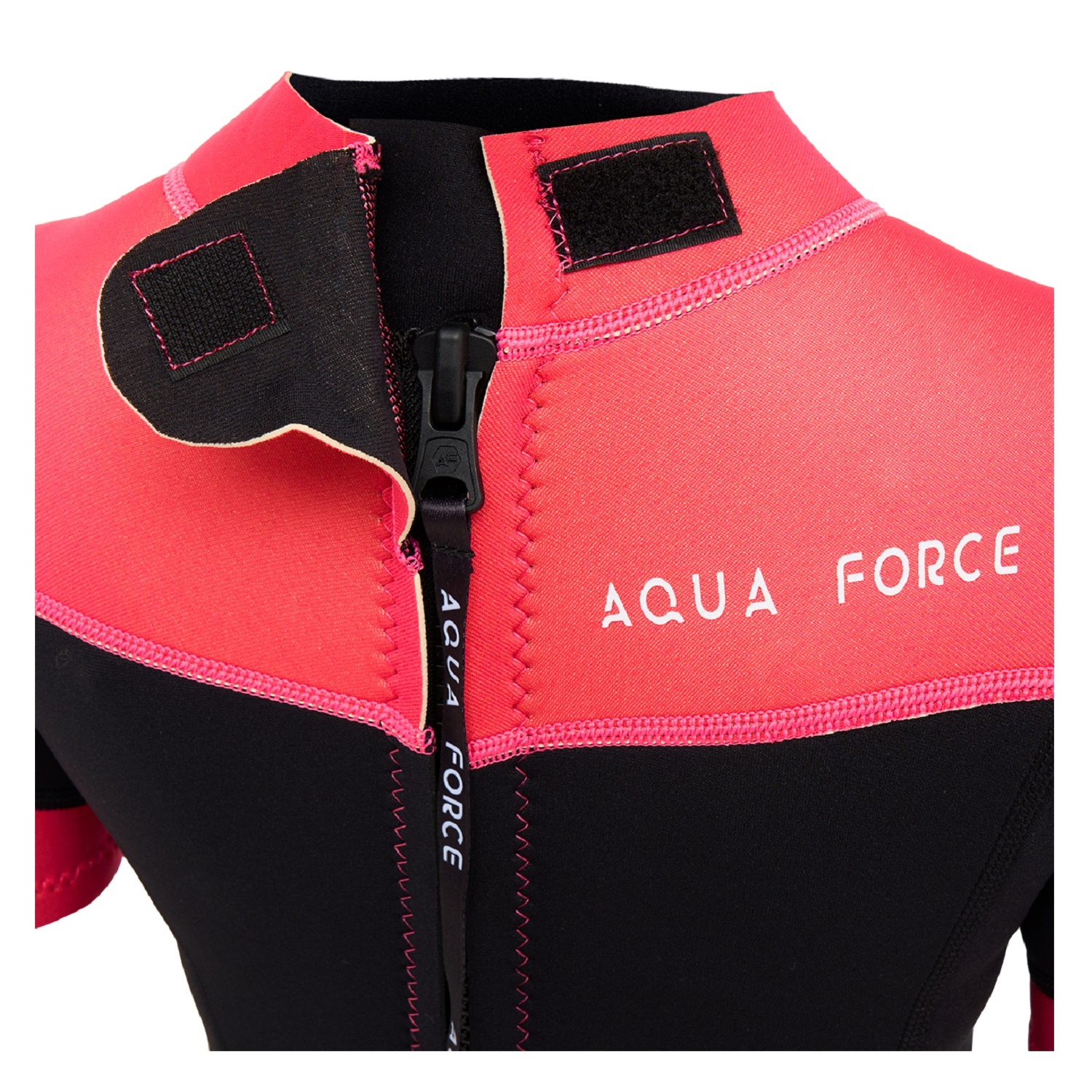 TRAJE AGUA NIÑA AQUA FORCE CORTO 10 ROJO 2 MM - 7