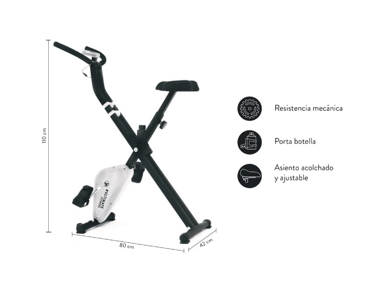 BICICLETA ESTÁTICA ULTIMATE FITNESS X10 PLEGABLE - 3