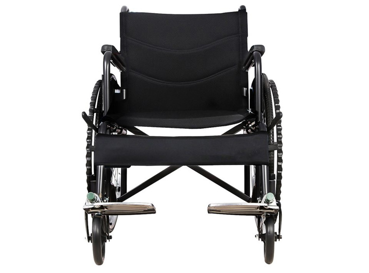 SILLA DE RUEDAS STANDARD PLEGABLE NEGRO - 1