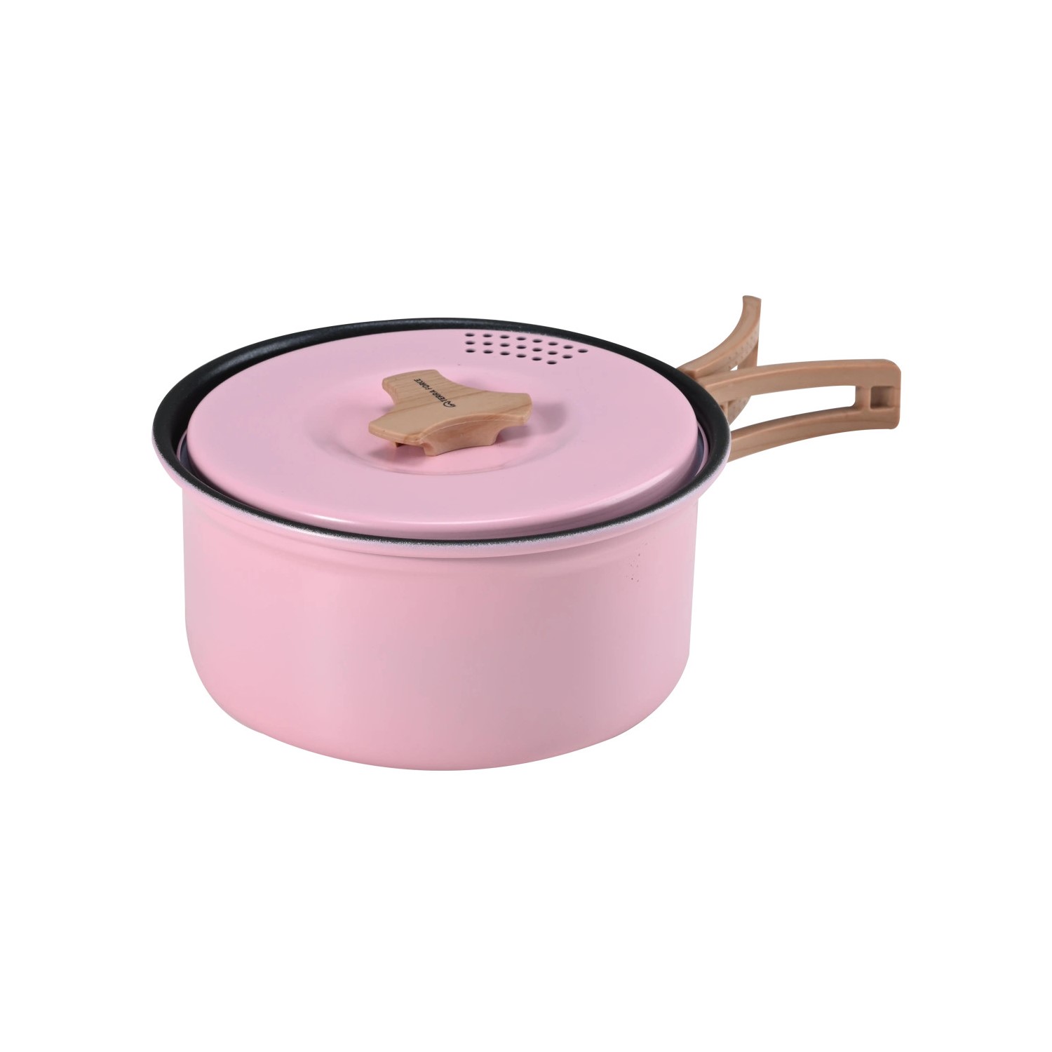 SET OLLAS ALUMINIO CAMPING 4 PIEZAS ROSA - 10