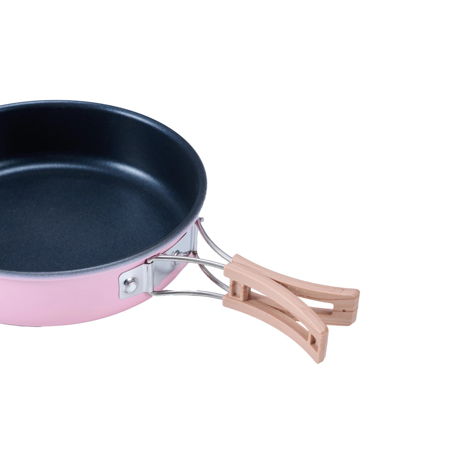 SET OLLAS ALUMINIO CAMPING 2 PIEZAS ROSA - 8