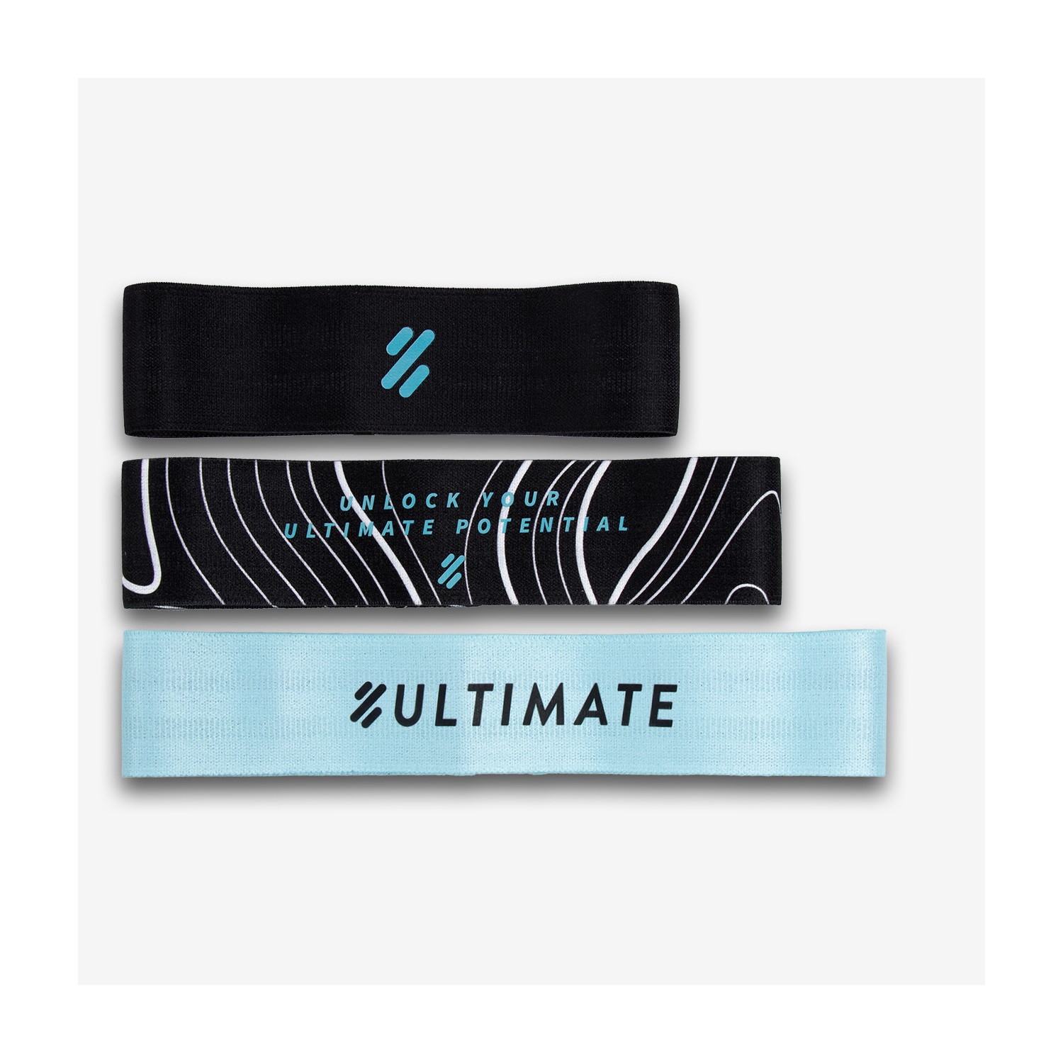ULTIMATE PACK ELASTIC NEGRO - CELESTE - 1