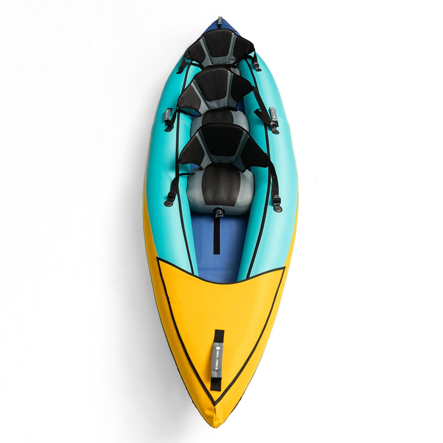 KAYAK WAVER 3 PERSONAS 390CM TURQUESA - 2