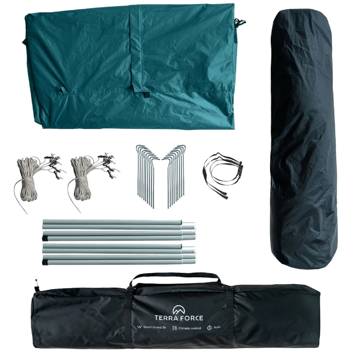 CARPA 3 ESTACIONES 8-10 PERSONAS STORM GUARD AUTO-FRESH 3K AZUL - 6