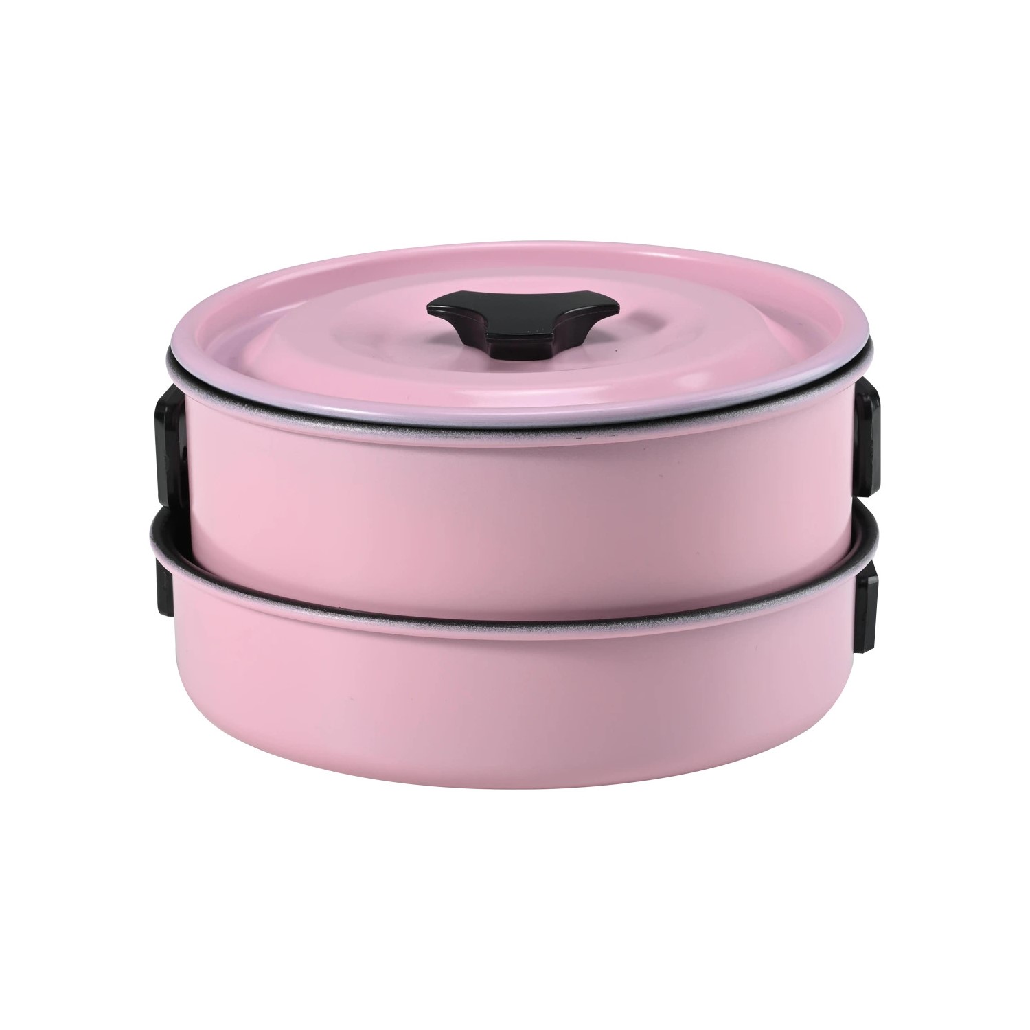 SET OLLAS ALUMINIO CAMPING 3 PIEZAS ROSA - 5