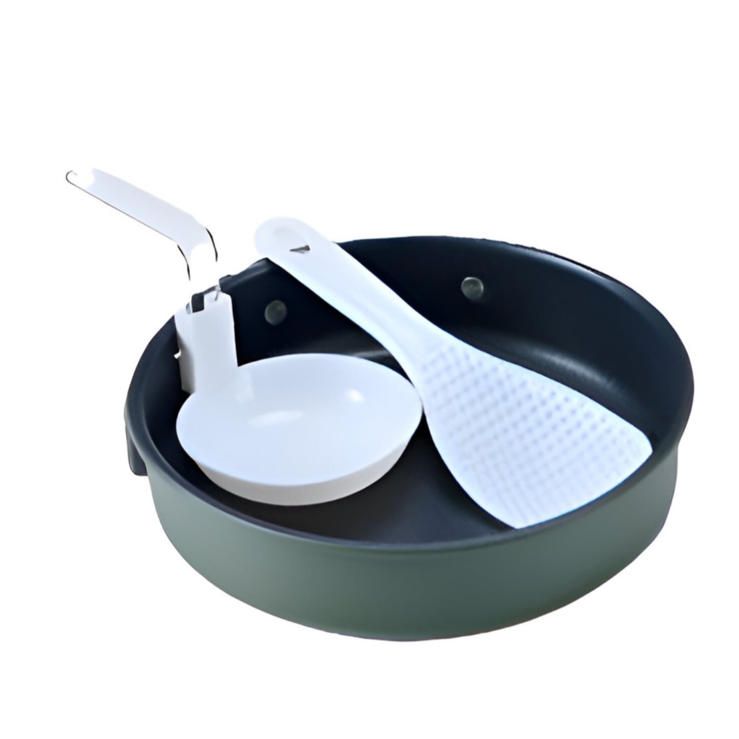 SET OLLAS ALUMINIO CAMPING 3 PIEZAS VERDE - 5