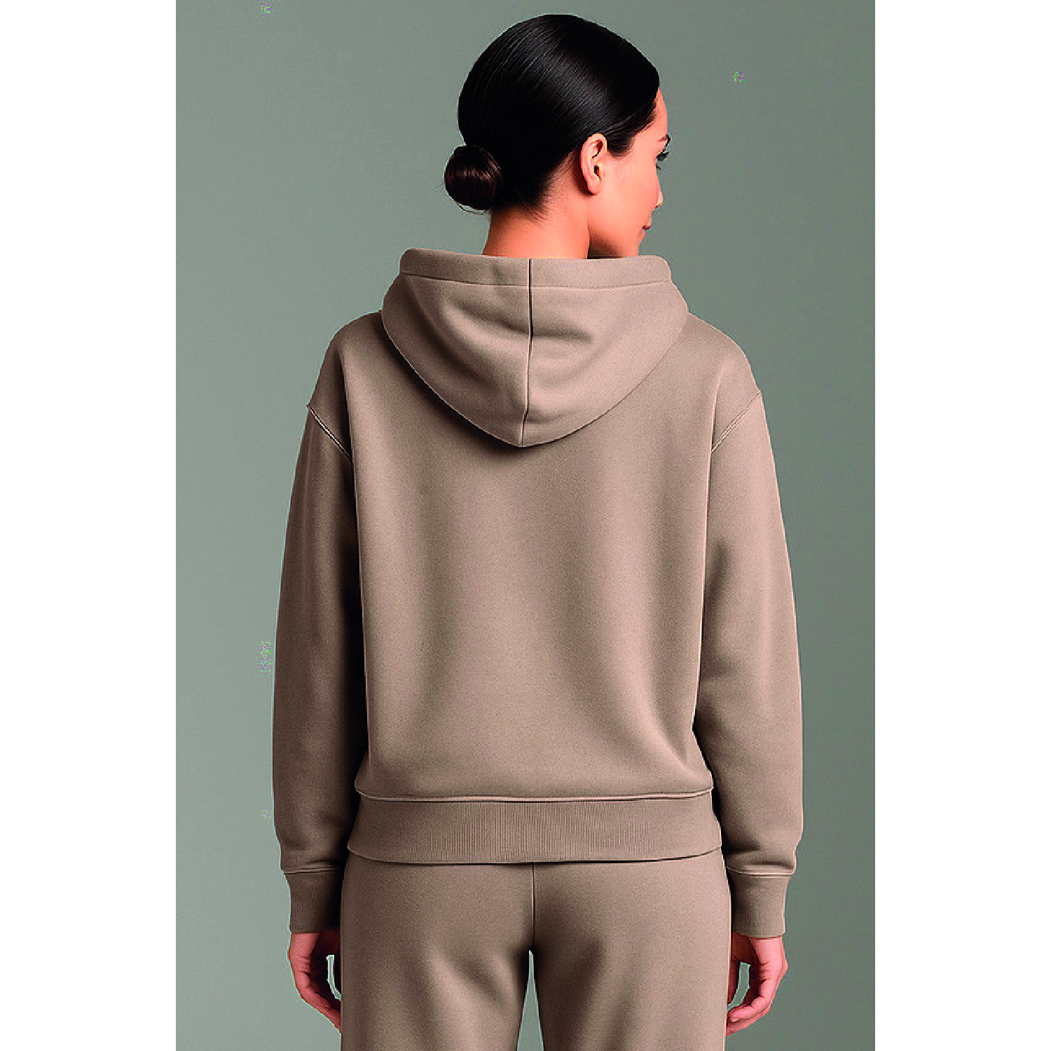 ULTIMATE HOODIE REGULAR MUJER MOCHA - 2