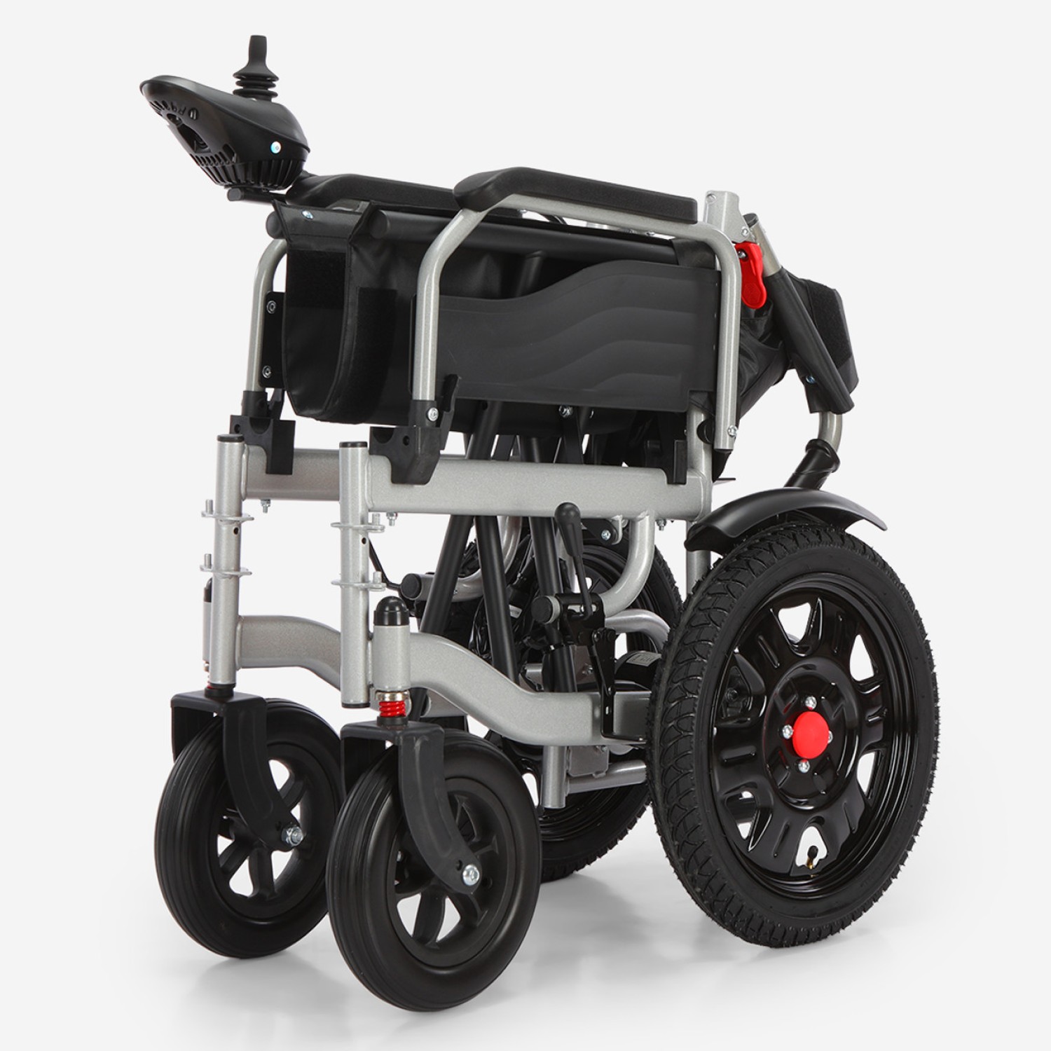 SILLA DE RUEDAS ELECTRICA COMFORT PREMIUM - GRIS - 8