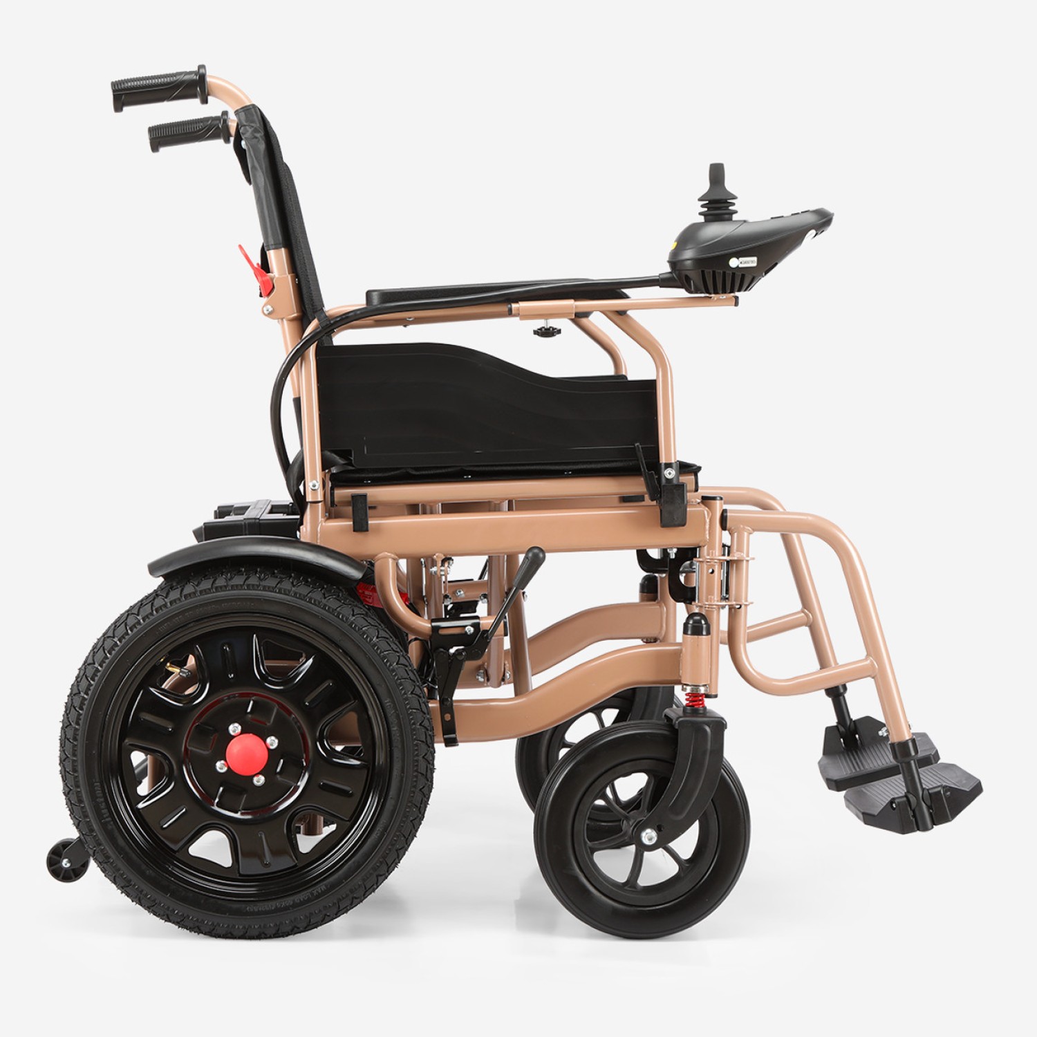SILLA DE RUEDAS ELECTRICA COMFORT PREMIUM - MARRON - 2