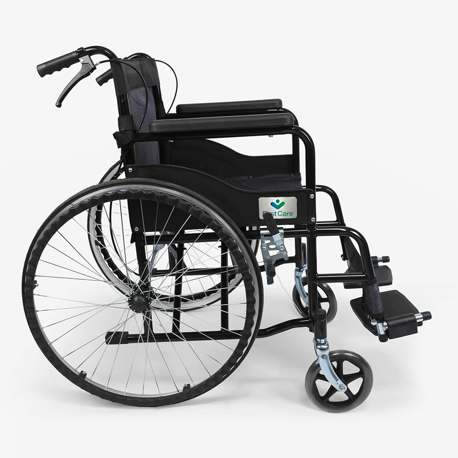 SILLA DE RUEDAS ULTRA LIVIANA PREMIUM - NEGRO - 2