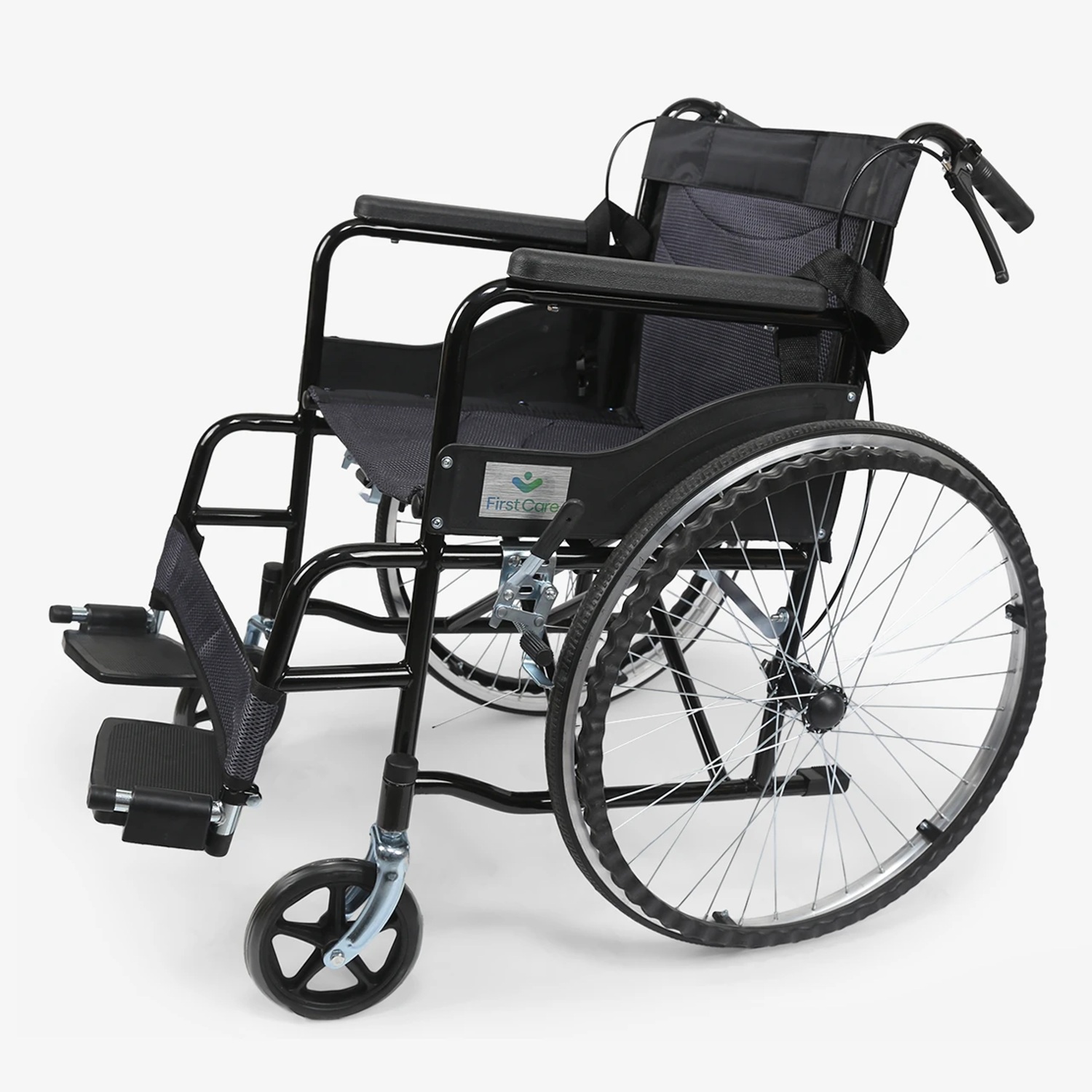 SILLA DE RUEDAS ULTRA LIVIANA PREMIUM - NEGRO - 3