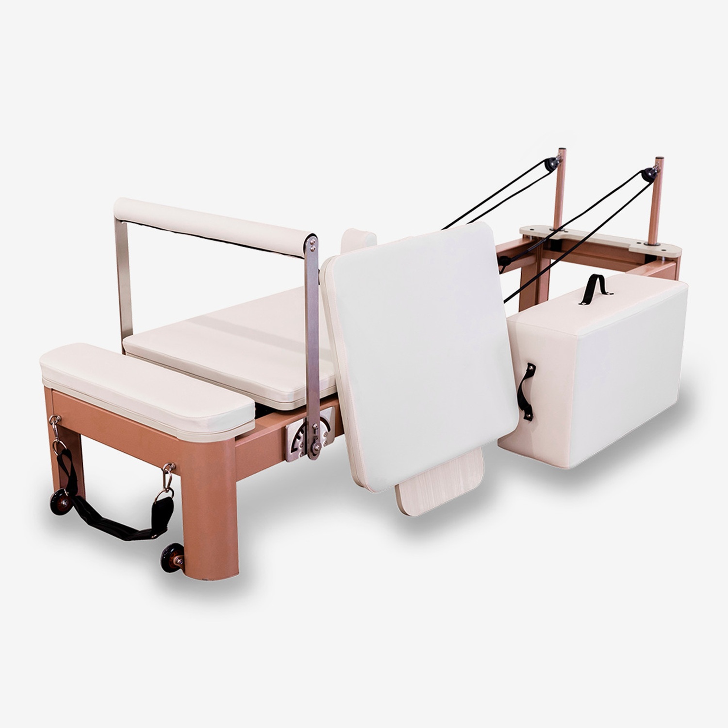 PILATES REFORMER ALUMINIO R700 ELITE - ROSADO - 7