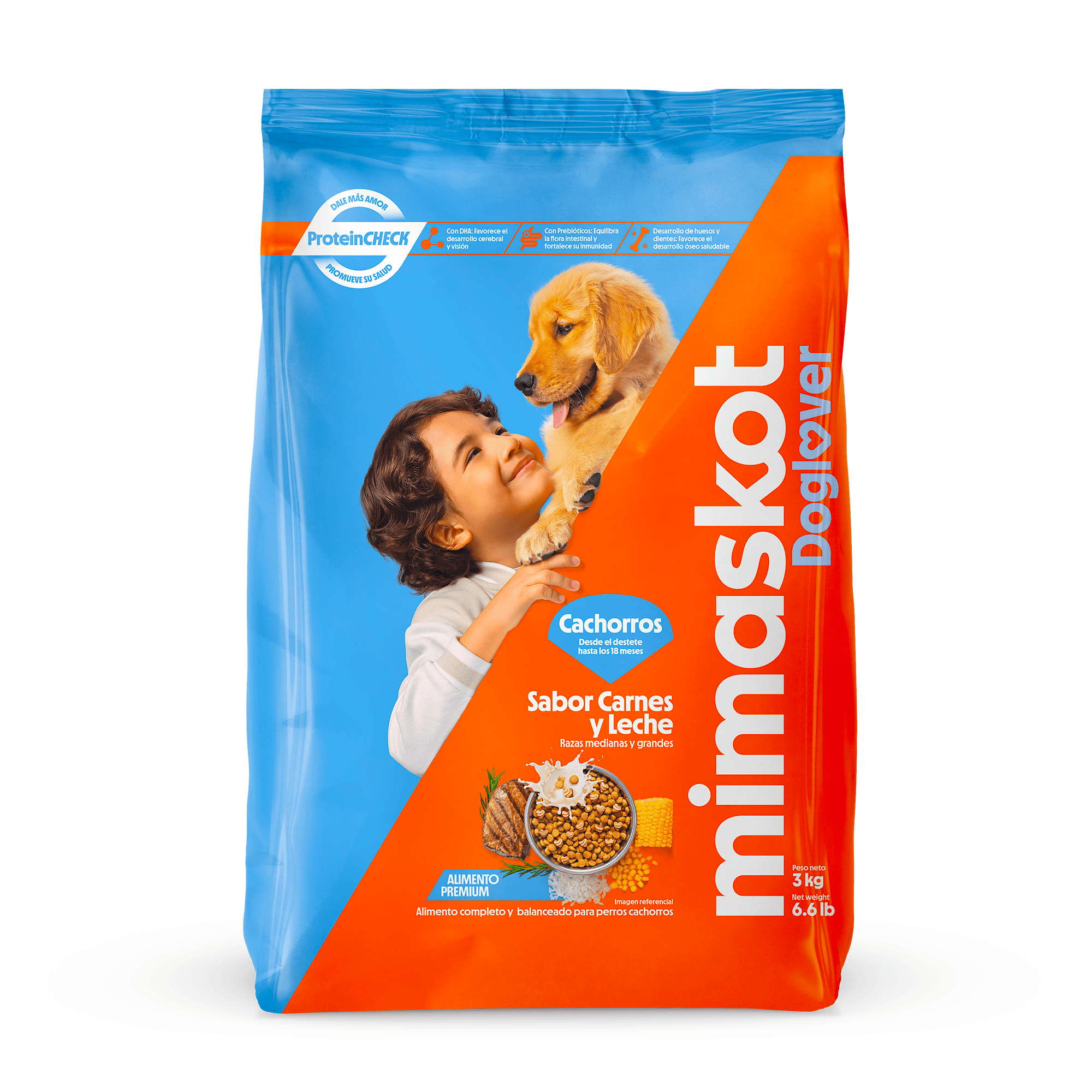 MIMASKOT CACHORROS RAZAS M/G  4X3KG - 1