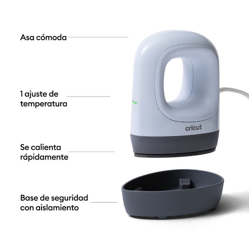 PLANCHA CRICUT EASYPRESS MINI LT AZUL PARA VINIL TEXTIL - 2