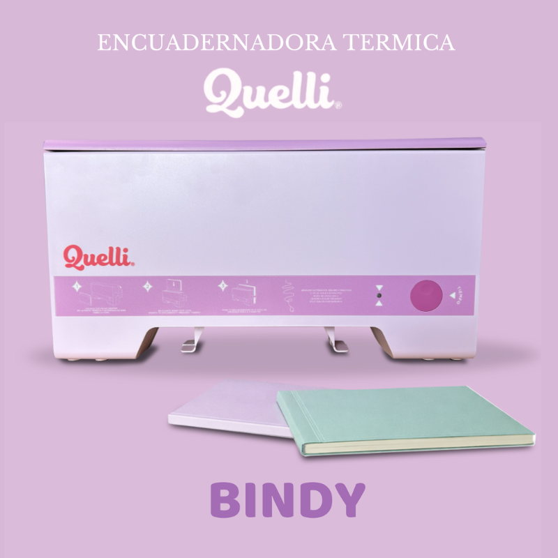 ENCUADERNADORA TÉRMICA A4 BINDY BY QUELLI SIN PERFORACIONES - 2