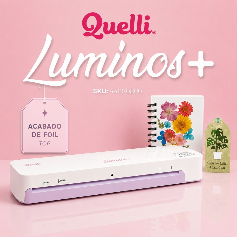 LAMINADORA TÉRMICA LUMINOS PLUS QUELLI ROSA A3 + KIT DE INICIO - 10