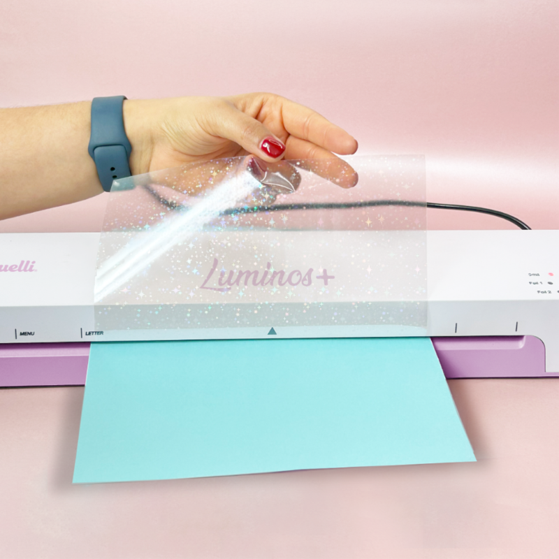 LAMINADORA TÉRMICA LUMINOS PLUS QUELLI ROSA A3 + KIT DE INICIO - 8