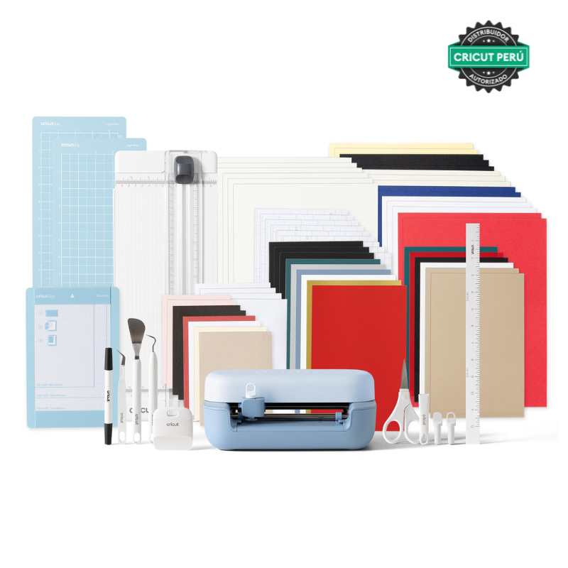 PLOTTER DE CORTE CRICUT JOY 2 KIT DELUXE AZUL - HERRAMIENTAS Y MATERIALES - 1