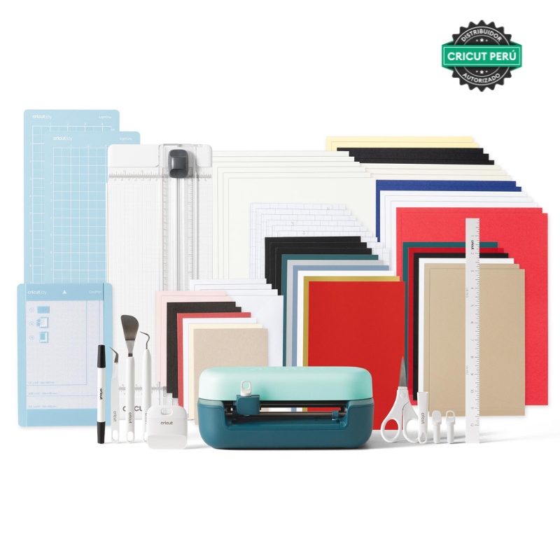 PLOTTER DE CORTE CRICUT JOY 2 KIT DELUXE MENTA - HERRAMIENTAS Y MATERIALES - 1