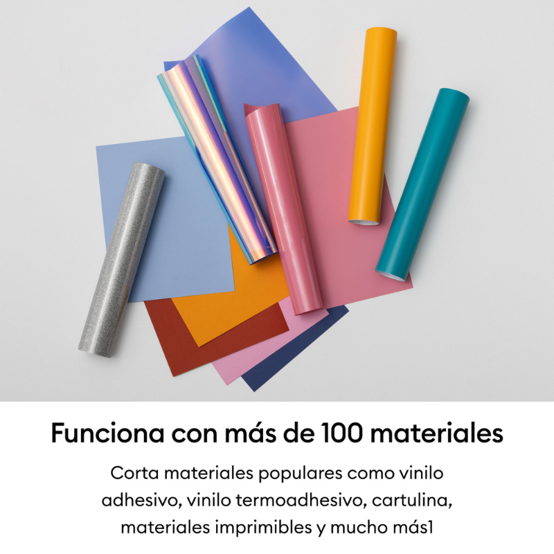 PLOTTER DE CORTE CRICUT EXPLORE 5 KIT ESSENTIAL PERLA - HERRAMIENTAS Y MATERIALES - 5