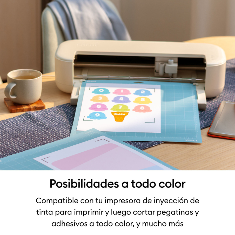PLOTTER DE CORTE CRICUT EXPLORE 5 KIT ESSENTIAL PERLA - HERRAMIENTAS Y MATERIALES - 6