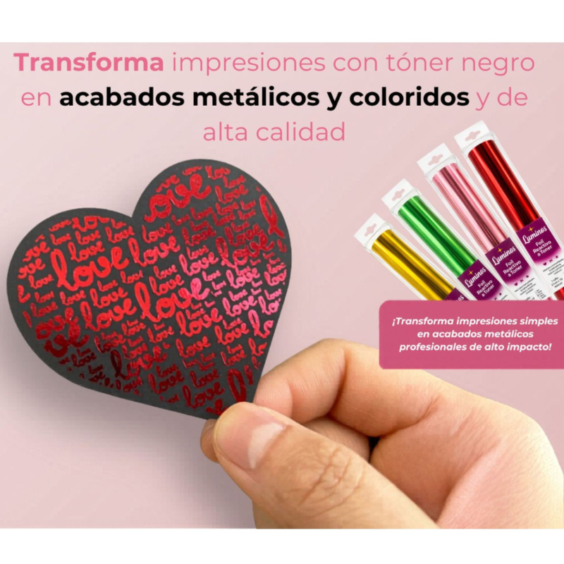 LAMINADORA TÉRMICA LUMINOS PLUS A3 QUELLI + 6 FOILS REACTIVO - 5